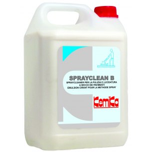 Kemika - Sprayclean B, emulsione per pulizia a secco dei pavimenti